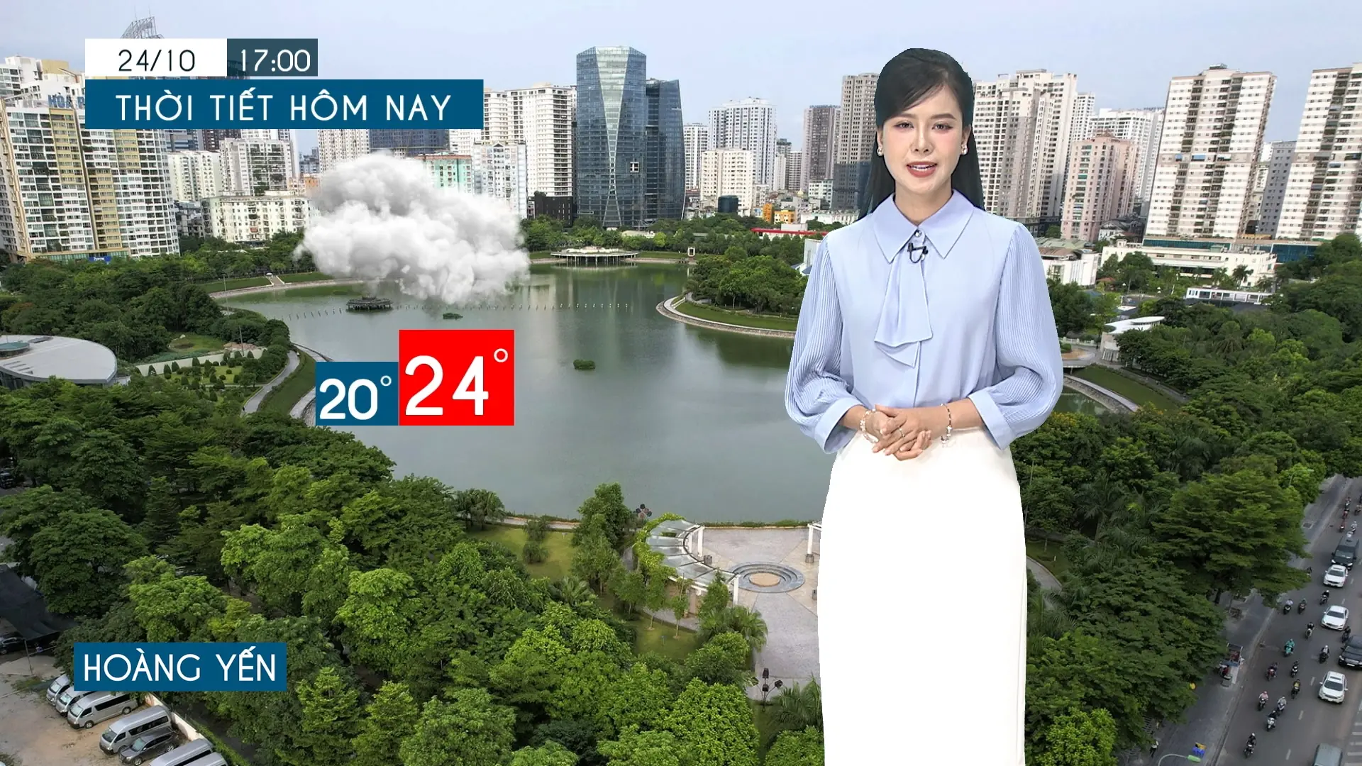 Dự báo thời tiết tối | 24/10/2025